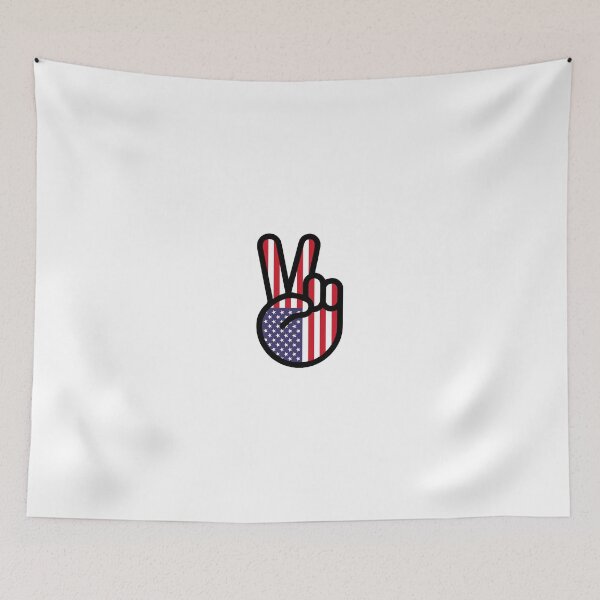 Item preview, American Flag Peace Sign  designed and sold by ReephShop ★★★★★.