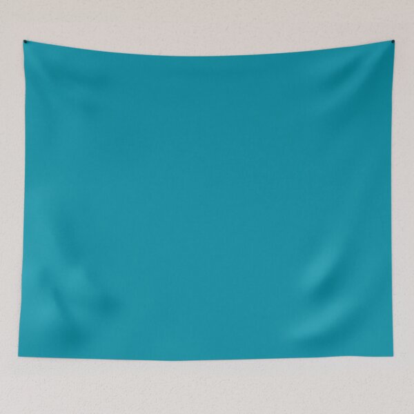 Item preview, Plain Solid Color: Cyan Variant 2 designed and sold by ErSilme.
