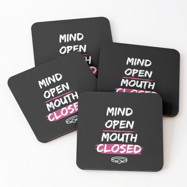 Item preview, Mind Open Mouth Closed - Naughty Art designed and sold by MimmieShop.