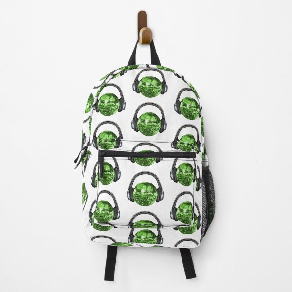 Item preview, Green Disco Ball with Headphones designed and sold by Deborah Camp.
