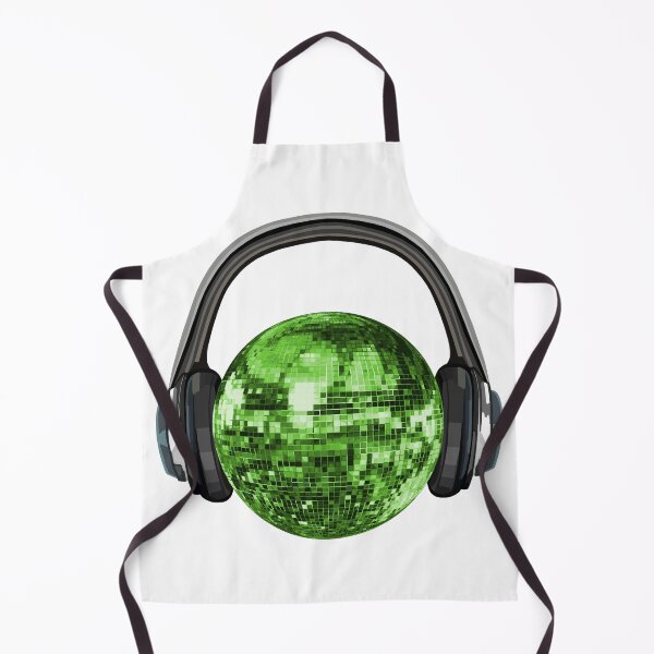 Item preview, Green Disco Ball with Headphones designed and sold by Deborah Camp.
