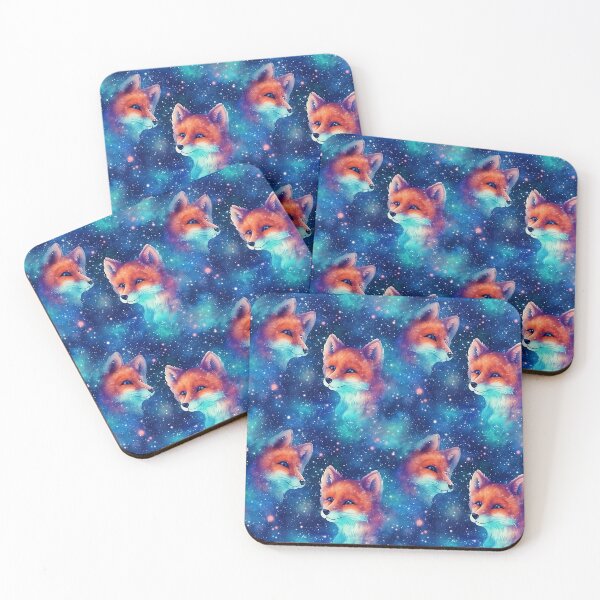 Item preview, Galaxy Fox Pattern designed and sold by ArtfulVixen.