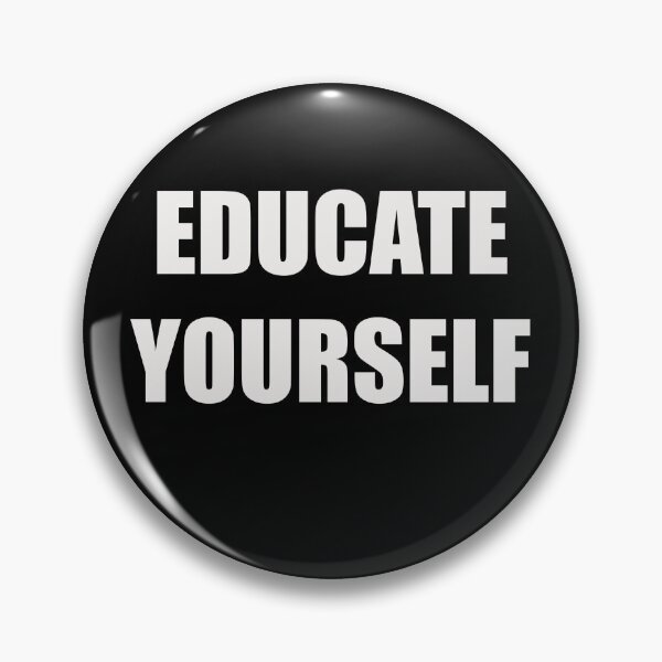 Item preview, Educate yourself motivational quote designed and sold by SoulTrekking.