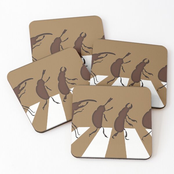 Item preview, The Beetles - Minimalistic Paper Craft Digital Art designed and sold by JP Creative Grit.
