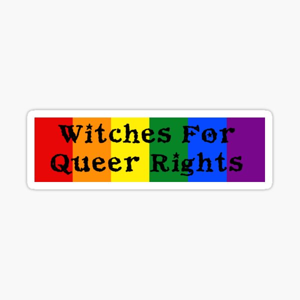 Witches For Queer Rights Sticker