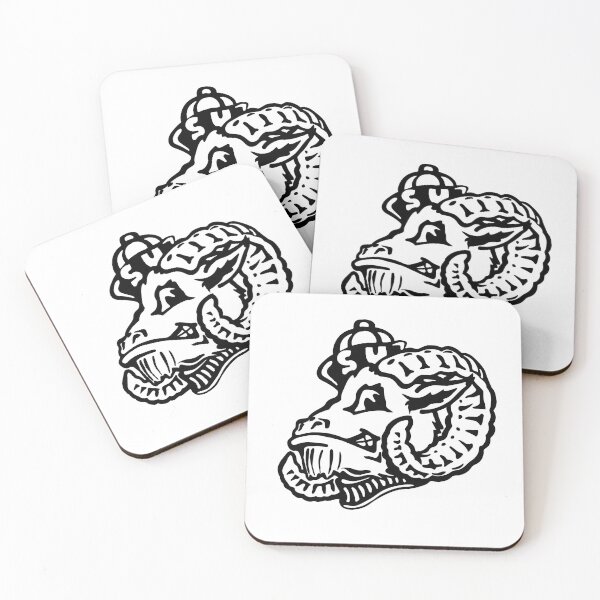 Item preview, Black and White Ram Mascot designed and sold by Shmab-Shop.