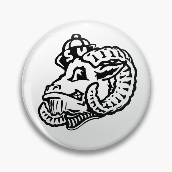 Item preview, Black and White Ram Mascot designed and sold by Shmab-Shop.