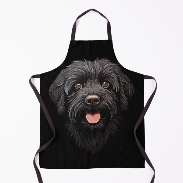 Item preview, Black Labradoodle Puppy Dog Closeup designed and sold by LilyBell6.