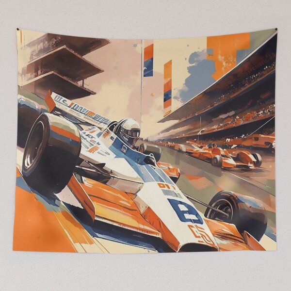 Item preview, Indy Retro Racer designed and sold by DavidLoblaw.