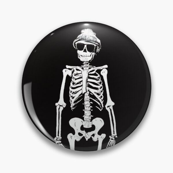 Item preview, Cool skeleton with glasses and hat street art designed and sold by TemporaryChaos.