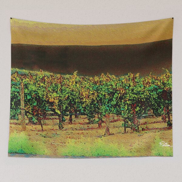 Item preview, GRAPE VINES AT SUNDOWN designed and sold by ArtbyRolleen.