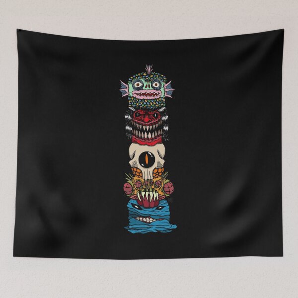 Item preview, Creepy Creature Totem designed and sold by RaccoonBile.