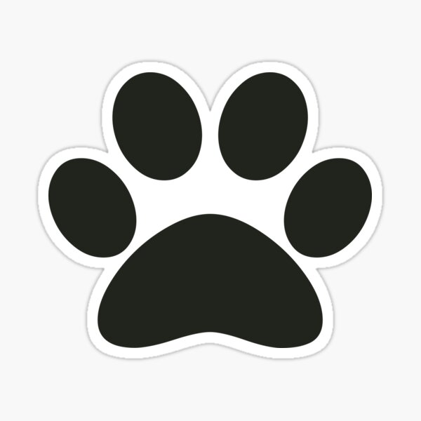 Aperçu de l'œuvre Patte de chien et de chat noire parfaite pour la fenêtre de la voiture créée et vendue par MoePark.