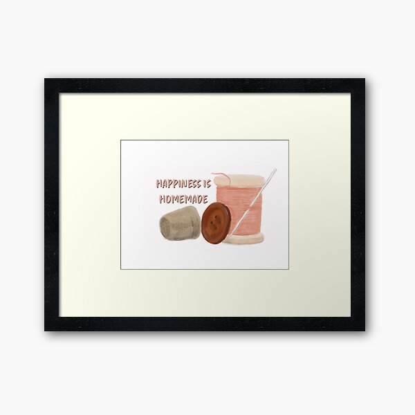 Item preview, Happiness is Homemade  designed and sold by Cornflowersart.