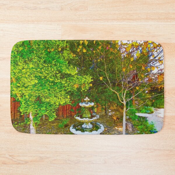 Item preview, FOUNTAIN IN THE FALL designed and sold by ArtbyRolleen.