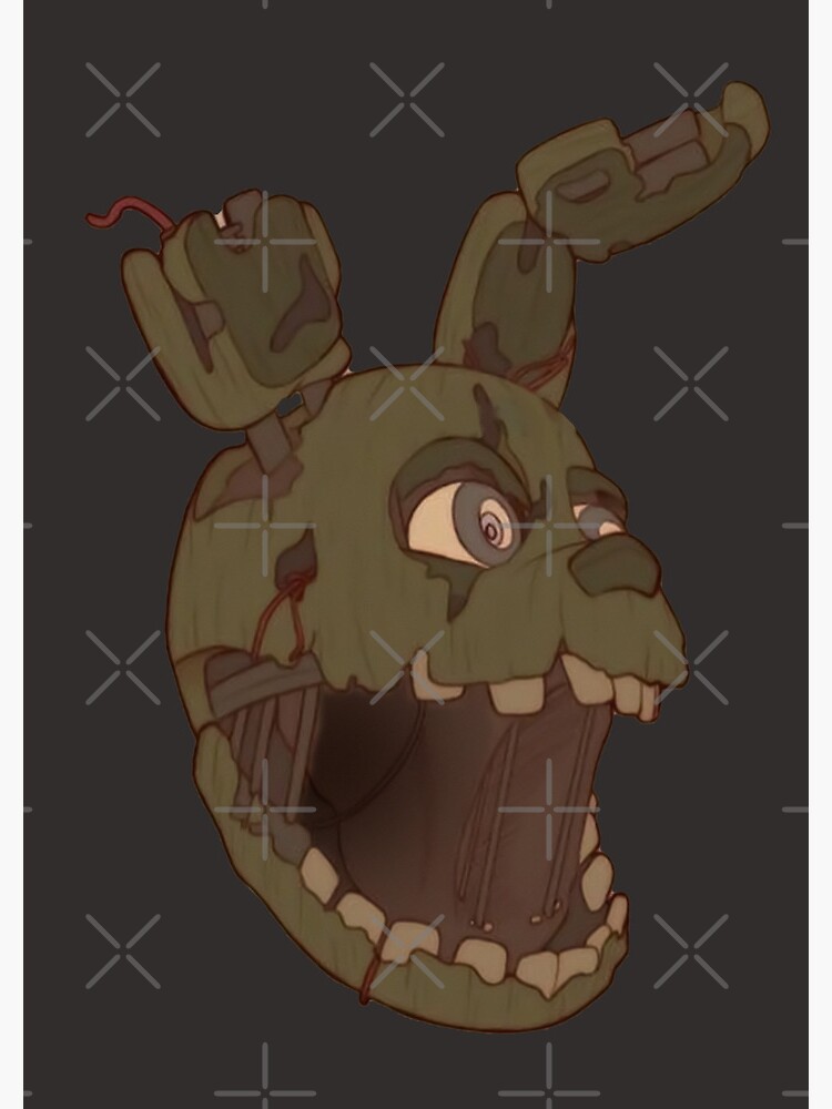 Nightmare Unleashed: Springtrap from FNAF in Art Poster for Sale by Star  S2 Arts