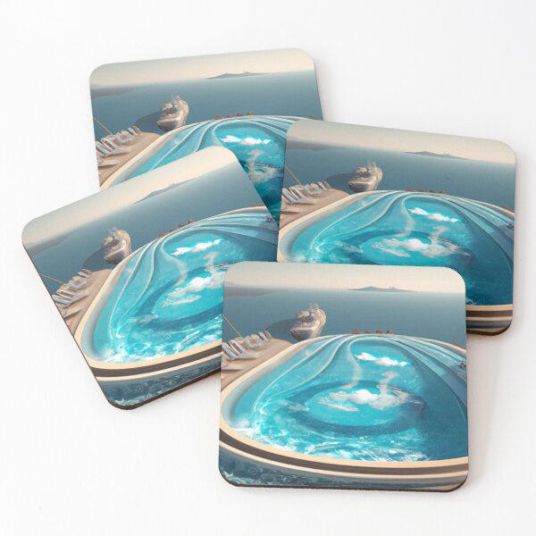 Item preview, Infinity Pool in Greece designed and sold by RoyallyColorful.