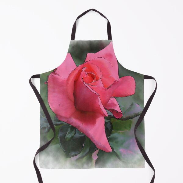 Item preview, Red Rose Bud In Watercolor designed and sold by KirtTisdale.