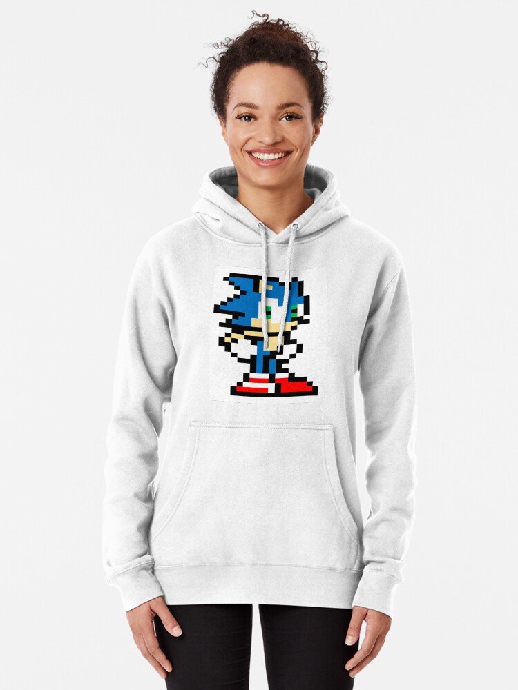 Sonic the Hedgehog Sonic & Knuckles Retro Two-Tone deals Hoodie 100% Authentic NWT