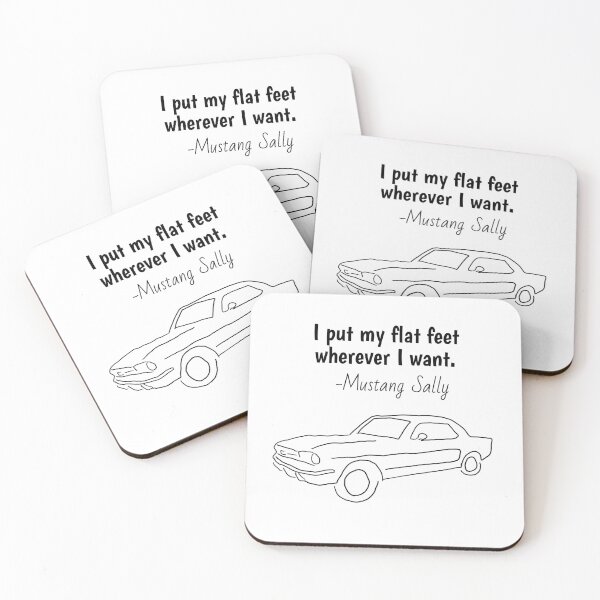 Item preview, Mustang Sally Puts Her Feet Where She Wants designed and sold by scratchedhand.