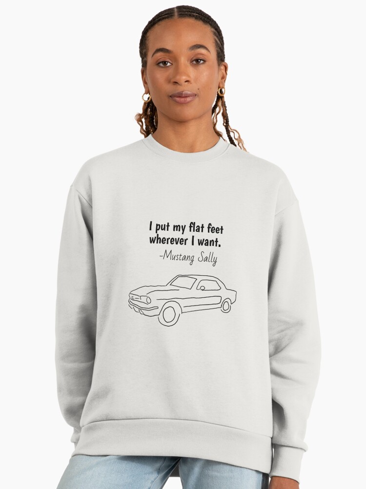 Mustang Sally Puts Her Feet Where She Wants Sticker