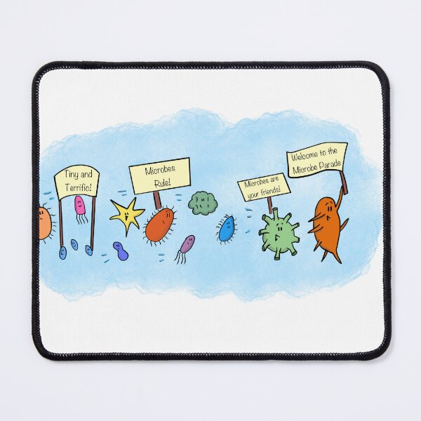 Item preview, Long Live the Microbial Revolution designed and sold by blue-planet-art.