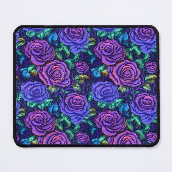 Item preview, Embroidered roses designed and sold by ArtfulVixen.