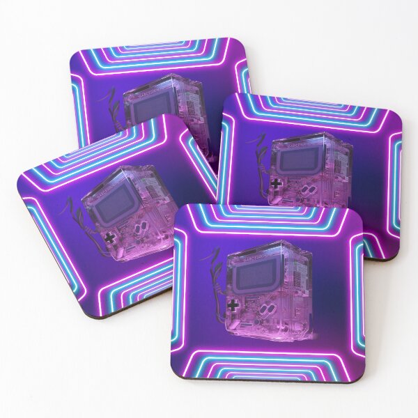 Item preview, Cyberpunk-inspired Transparent Game Boy Color - Futuristic Gaming Experience in Light Purple designed and sold by RIAiCreations.