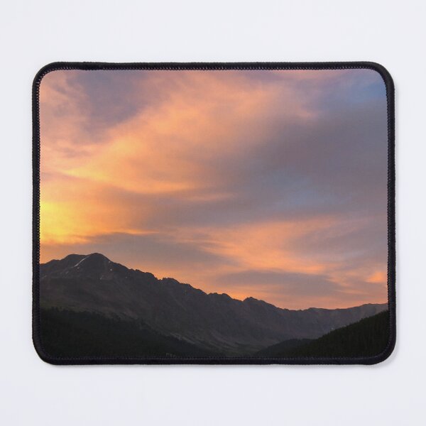 Item preview, Rocky Mountain Watercolor Sunrise Photo designed and sold by shayleymarie.