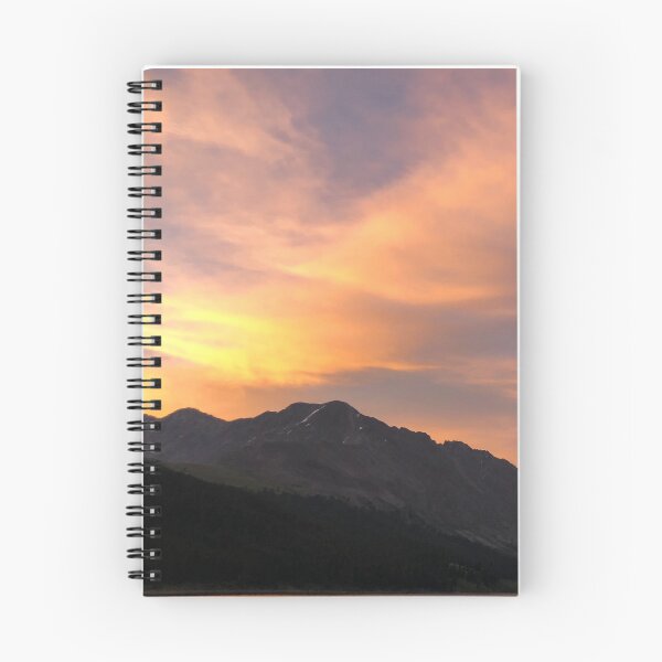 Item preview, Rocky Mountain Watercolor Sunrise Photo designed and sold by shayleymarie.
