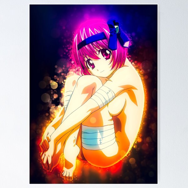 Lucy Kaede Elfen Lied Anime Girl Fanart Poster for Sale by Spacefoxart