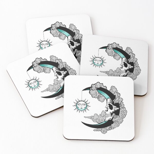 Item preview, Sun & Moon (Aqua) designed and sold by CoheedCrafts.