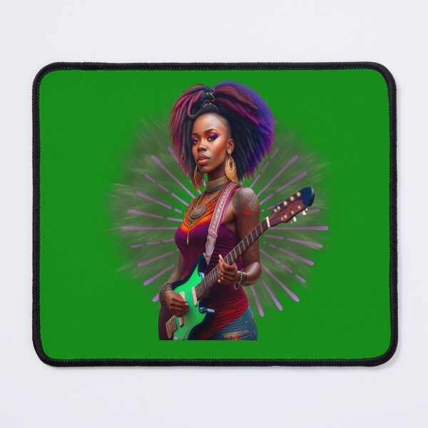 Item preview, Black Girl Jamming Out On A Guitar designed and sold by Rell1970.
