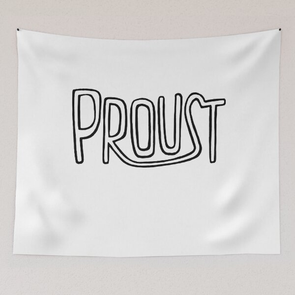Item preview, French Writer Name Font: Proust in Hand Writing designed and sold by badlydrawnbabe.