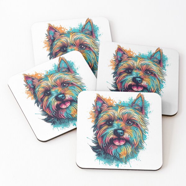 Item preview, Yorkie: Digital masterpiece Collection for Small, Playful Yorkshire Terrier Lovers - A Surreal & Whimsical Dog masterpiece designed and sold by DooodleGod.
