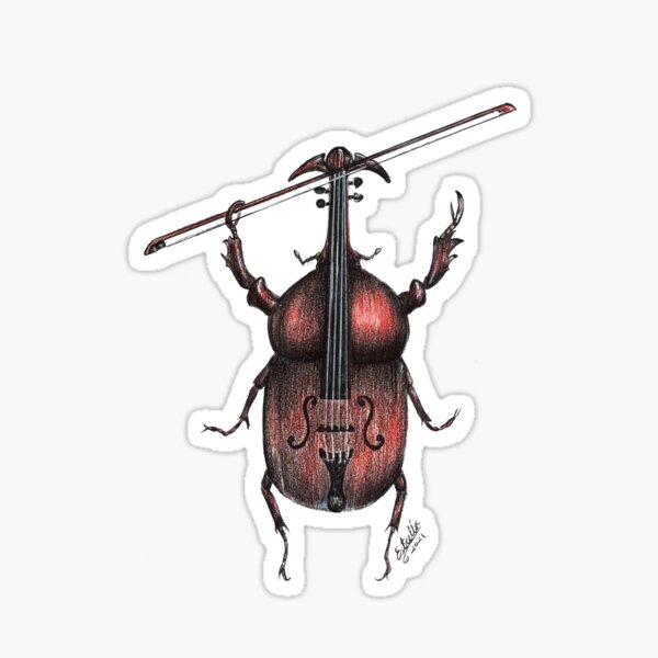 Item preview, fiddler beetle designed and sold by StellaUlises.