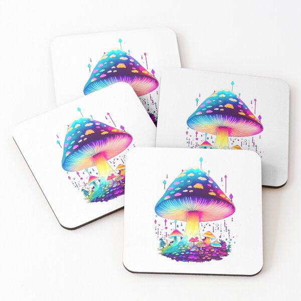 Item preview, Enchanting Fungi: A Neon Wonderland designed and sold by WASjourney.