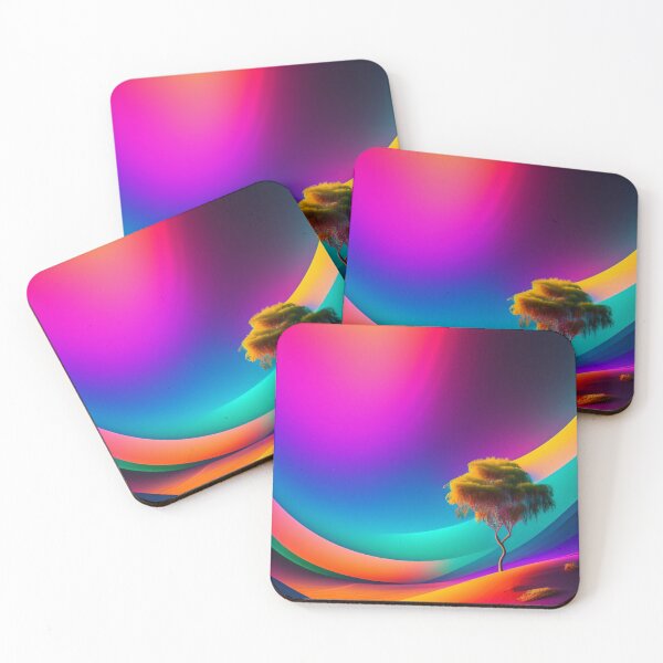 Item preview, Tropical Harmony: A Burst of Colored Minimalism designed and sold by WhimsyRealm.