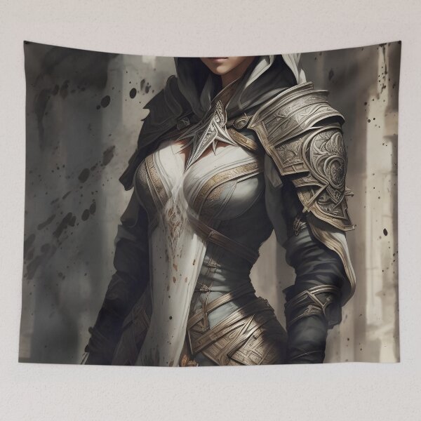 Item preview, Elegant Female Character Illustration designed and sold by printyai.
