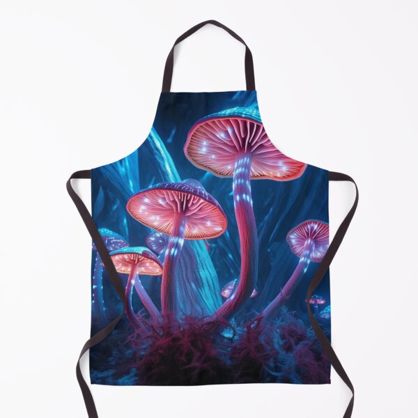 Item preview, Neon Lighted Mushroom Toadstools In the Forest COOL designed and sold by BrandonArtWorld.