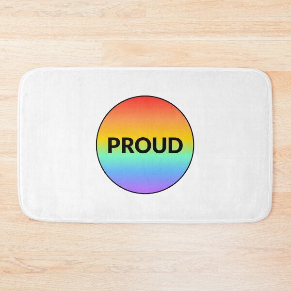 Item preview, PROUD - LGBT PRIDE Queer Rainbow designed and sold by Inspirationmotivation.