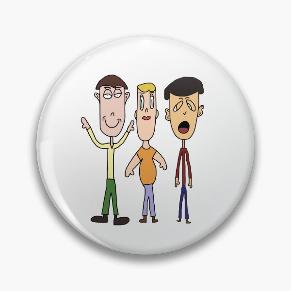 Item preview, Funny 3 Guys Friends Drawing designed and sold by SunnieCoast.