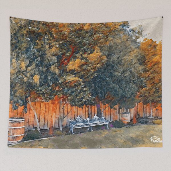 Artikelvorschau, BENCH UNDER THE TREES entworfen und verkauft von ArtbyRolleen.