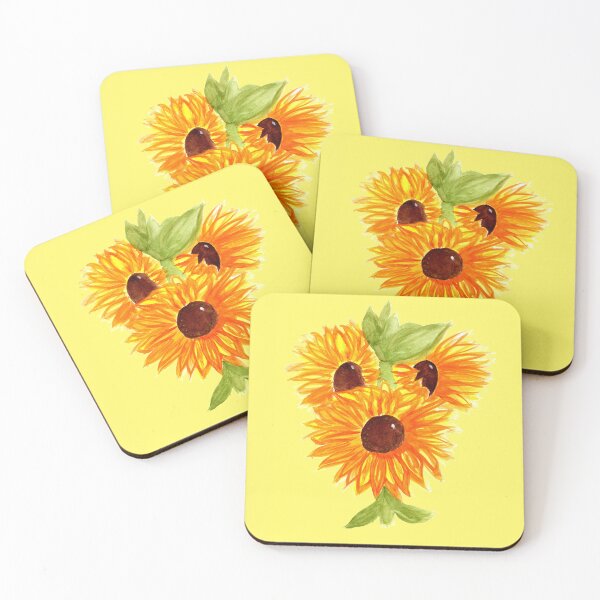 Item preview, Flower Gruff Yellow designed and sold by Brush-this-Way.