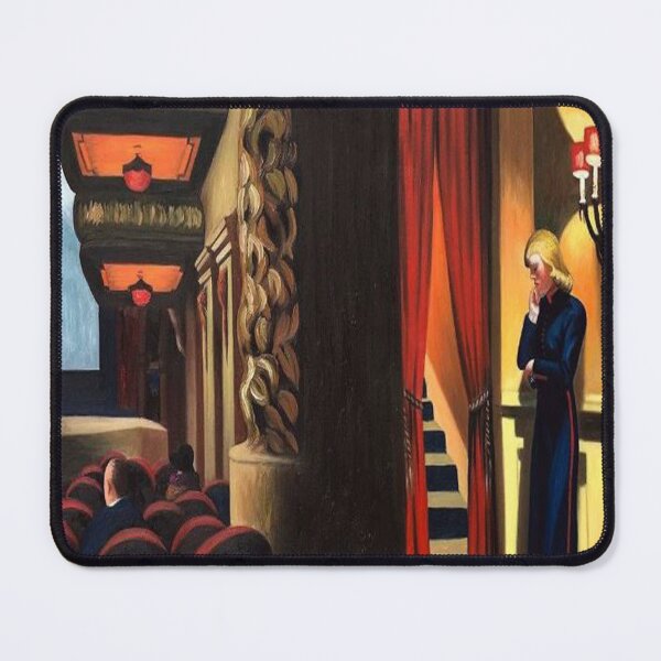 Item preview, Antique New York Movie by Edward Hopper, 1939 - One-of-a-Kind Piece with Old World Charm and Exquisite Detailing designed and sold by THASSON.