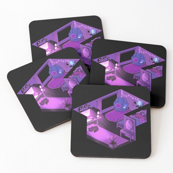 Item preview, Isometric purple room designed and sold by Albuualbuu.