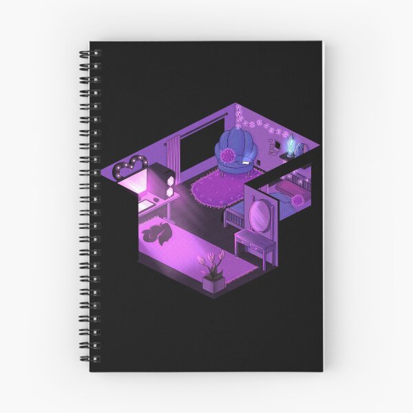 Item preview, Isometric purple room designed and sold by Albuualbuu.