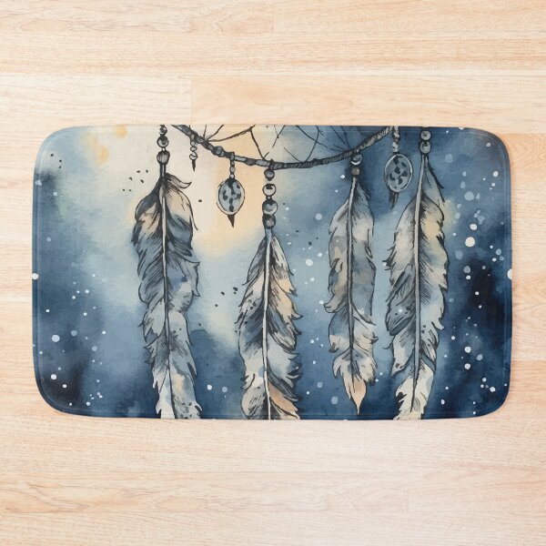 Item preview, A Dreamcatcher with Stars - Boho Watercolor Night Sky designed and sold by GVRDesign.
