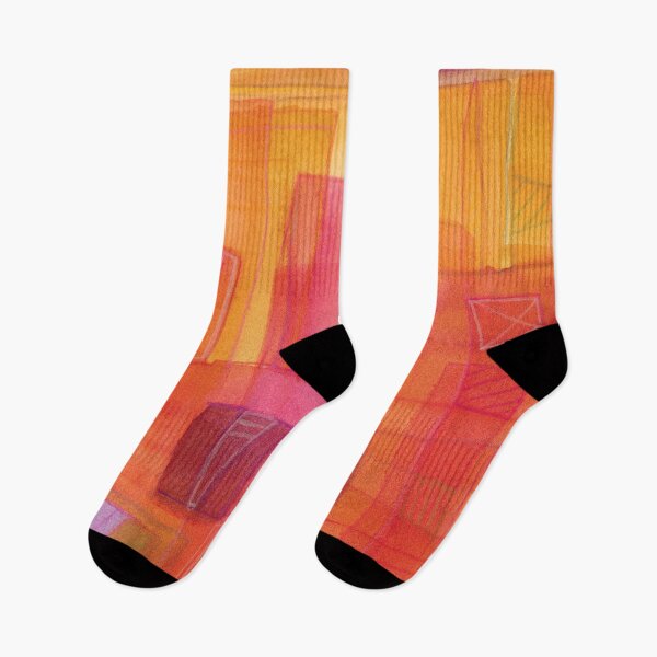 Item preview, Pink Red Yellow City Abstraction designed and sold by Alexandria Levin.
