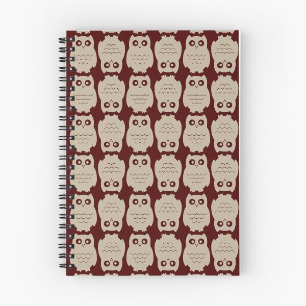 Item preview, Maroon y Tan Owl designed and sold by ByJeanBean.